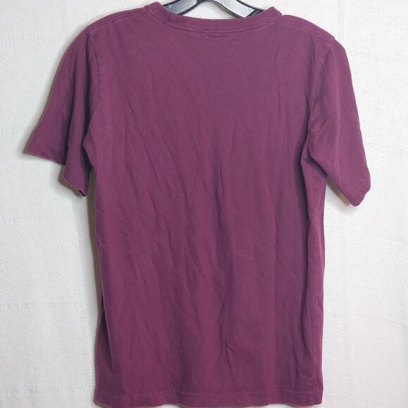 Levi Strauss & Co. Maroon Cotton Short Sleeve White Logo Kids Tee Size L 16/18 - Picture 8 of 16